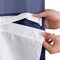 Americanflat 72x75 Hookless Waffle Pattern Shower Curtain - Water-Resistant Long Shower Curtain with Sheer Panel, Snap-In Liner, and Grommets